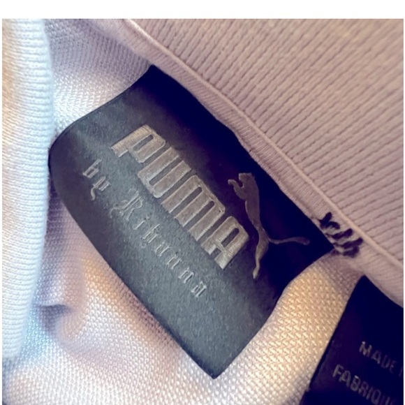 Fenty Puma by Rihanna lavender purple polo swing dress ruffle hem size small - Picture 6 of 12